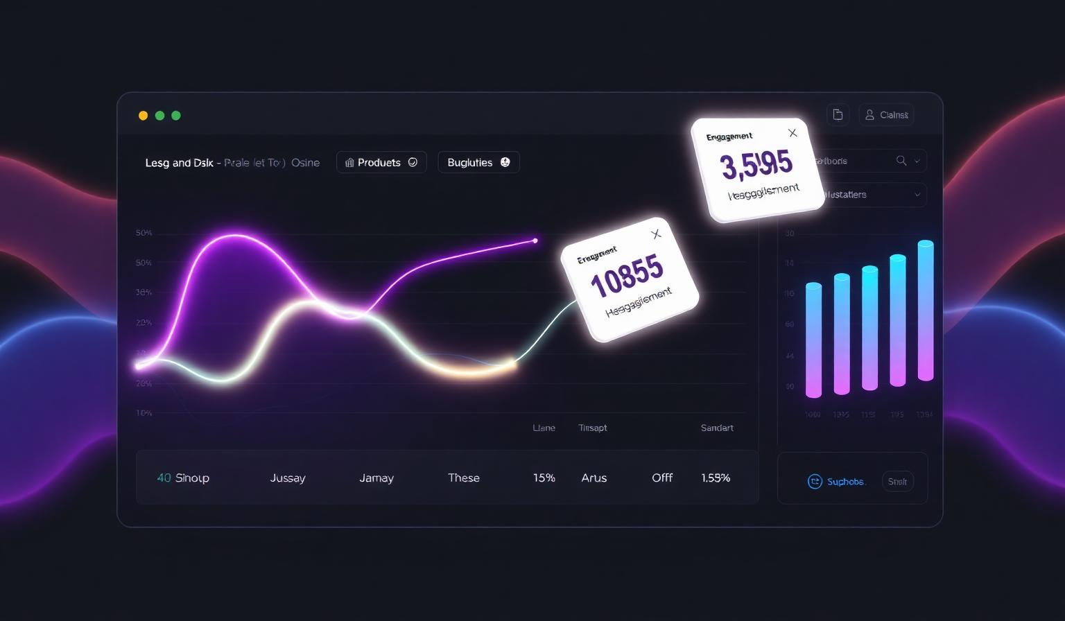 Dashboard mockup